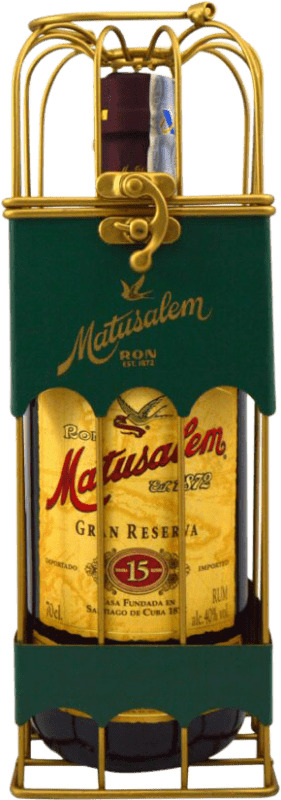 49,95 € Spedizione Gratuita | Rum Matusalem Bird Cage Repubblica Dominicana 15 Anni Bottiglia 70 cl