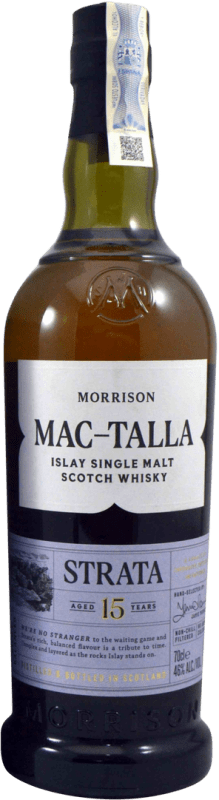 87,95 € 送料無料 | シングルモルトウイスキー Morrison Scotch Mac-Talla Strata アイラ島 イギリス 15 年 70 cl