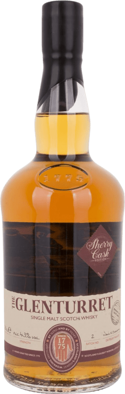 49,95 € Envío gratis | Whisky Single Malt Glenturret Sherry Cask Edition Reino Unido Botella 70 cl