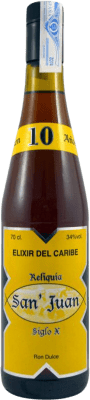 14,95 € Envío gratis | Ron San Juan Elixir República Dominicana 10 Años 70 cl