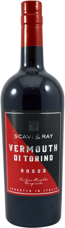 11,95 € Spedizione Gratuita | Vermut Scavi & Ray Torino Rosso Italia Bottiglia 75 cl