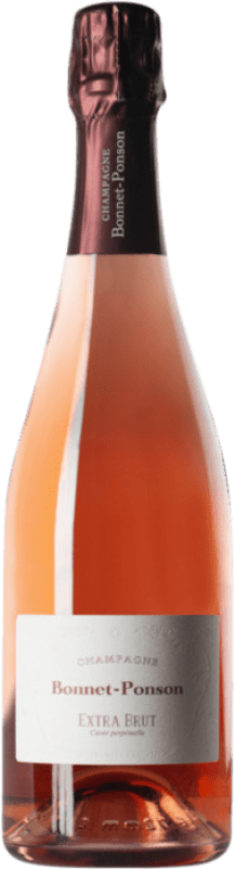 56,95 € Spedizione Gratuita | Vino rosato Bonnet Ponson. Perpetuelle Rosé Brut Extra A.O.C. Champagne champagne Francia Pinot Nero, Chardonnay, Pinot Meunier Bottiglia 75 cl