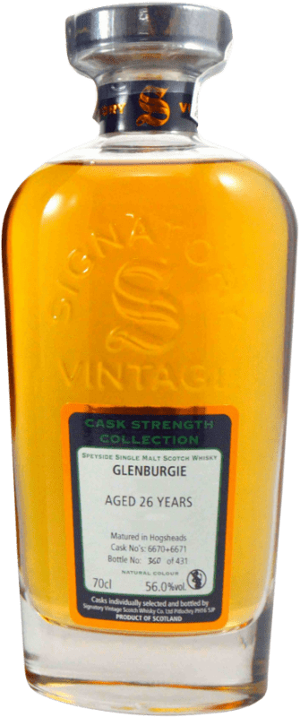 306,95 € 送料無料 | シングルモルトウイスキー Signatory Vintage At Glenburgie Cask Strength — カスクストレングス, Collection — コレクション イギリス 26 年 70 cl