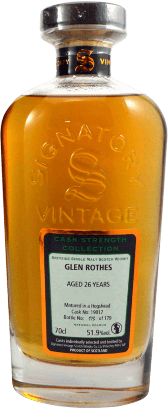 264,95 € 送料無料 | ウイスキーシングルモルト Signatory Vintage Cask Strength Collection at Glenrothes イギリス 26 年 ボトル 70 cl