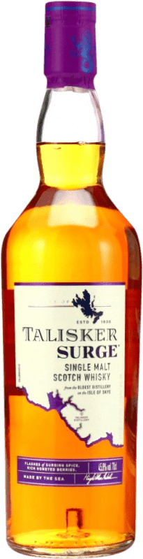 87,95 € Free Shipping | Single Malt Whisky Talisker Surge United Kingdom Bottle 70 cl