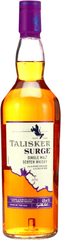 83,95 € Envio grátis | Whisky Single Malt Talisker Surge Reino Unido Garrafa 70 cl