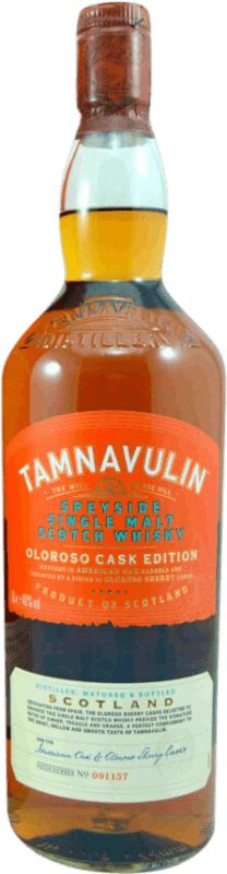 48,95 € 送料無料 | ウイスキーシングルモルト Tamnavulin Oloroso Cask イギリス ボトル 1 L