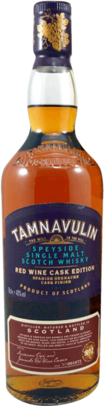 32,95 € Kostenloser Versand | Whiskey Single Malt Tamnavulin Spanish Cask Großbritannien Grenache Flasche 70 cl