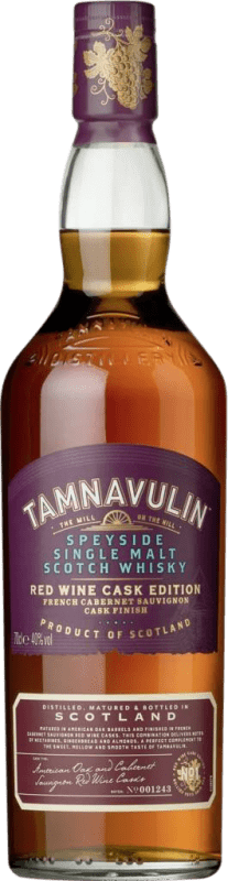 39,95 € Envío gratis | Whisky Single Malt Tamnavulin Red Wine Cask Finish — Acabado en Barrica, Edición Limitada Reino Unido 70 cl