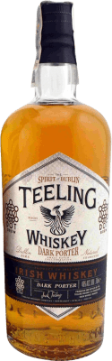 65,95 € Envio grátis | Whisky Blended Teeling Dark Porter Irish Irlanda Garrafa 70 cl