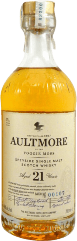 338,95 € Spedizione Gratuita | Whisky Single Malt Aultmore Of the Foggie Moss Regno Unito 21 Anni Bottiglia 70 cl