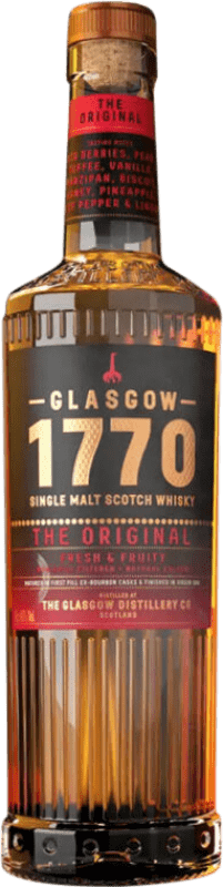 72,95 € 免费送货 | 威士忌单一麦芽威士忌 Glasgow. 1770 The Original 英国 瓶子 70 cl