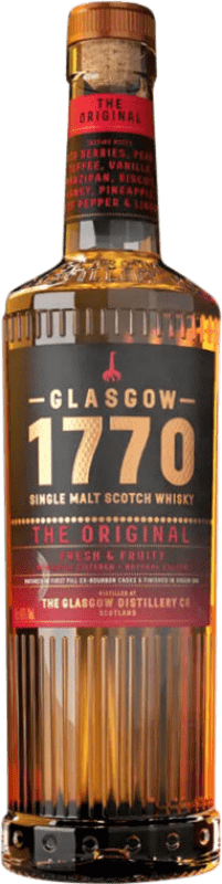 72,95 € Envio grátis | Whisky Single Malt Glasgow. 1770 The Original Reino Unido Garrafa 70 cl