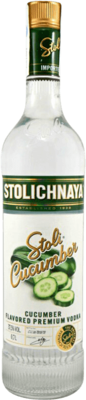 13,95 € Envoi gratuit | Vodka Stolichnaya Premium Lettonie 70 cl Cucumber — Concombre