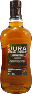 43,95 € Envío gratis | Whisky Single Malt Isle of Jura Rum Cask Finish Reino Unido Botella 70 cl