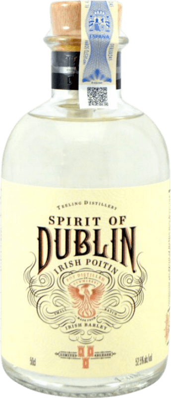 24,95 € Free Shipping | Pomace Brandy Teeling Spirit of Dublín Irish Poitín Ireland Medium Bottle 50 cl