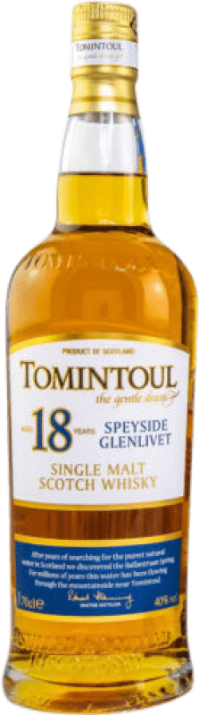 169,95 € Envío gratis | Whisky Single Malt Tomintoul Reino Unido 18 Años Botella 70 cl