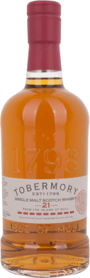 313,95 € Kostenloser Versand | Single Malt Whisky Tobermory Großbritannien 21 Jahre Flasche 70 cl