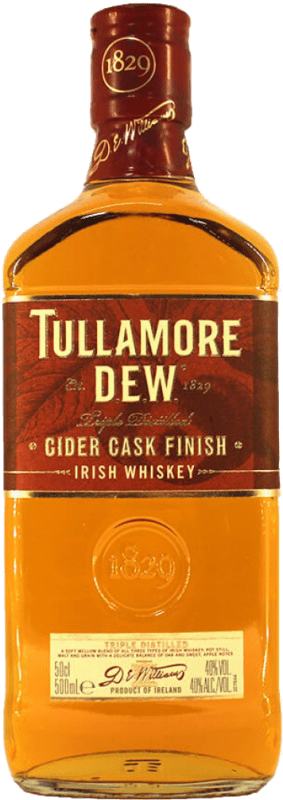 28,95 € 送料無料 | ウイスキーブレンド Tullamore Dew Dew Cider Cask Finish アイルランド ボトル Medium 50 cl