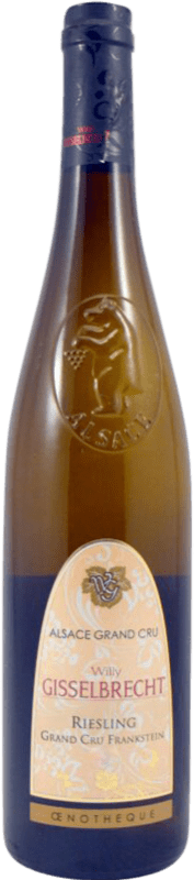 21,95 € Бесплатная доставка | Белое вино Willy Gisselbrecht. Frankstein A.O.C. Alsace Эльзас Франция Riesling — Рислинг Бутылка 75 cl