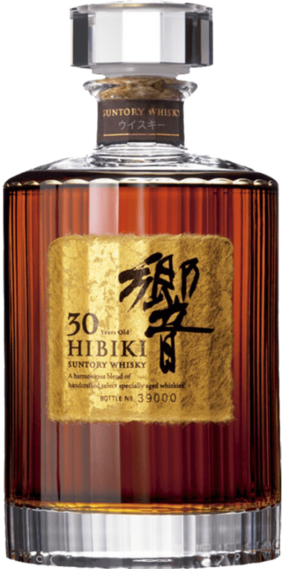 5 407,95 € Kostenloser Versand | Blended Whisky Suntory Hibiki Japan 30 Jahre Flasche 70 cl