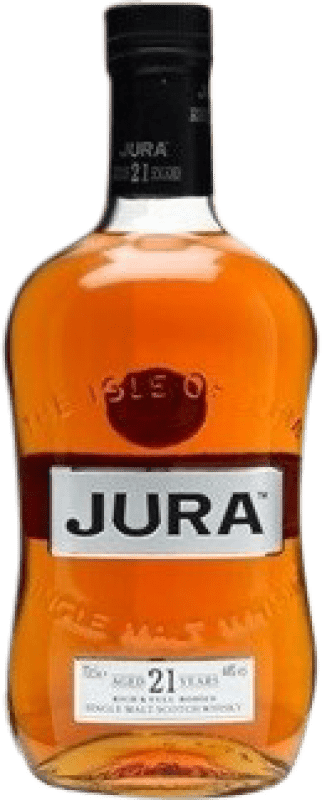 162,95 € Kostenloser Versand | Whiskey Single Malt Isle of Jura Schottland Großbritannien 21 Jahre Flasche 70 cl