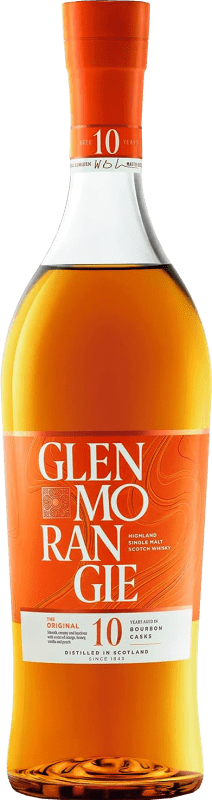 45,95 € 免费送货 | 威士忌单一麦芽威士忌 Glenmorangie The Original 苏格兰 英国 10 岁 瓶子 70 cl