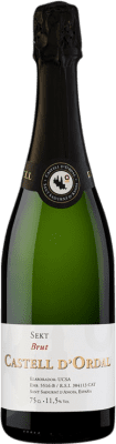 5,95 € 送料無料 | 白スパークリングワイン UCSA Castell d'Ordal Brut D.O. Cava スペイン Macabeo, Xarel·lo, Parellada ボトル 75 cl