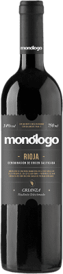 9,95 € Envoi gratuit | Vin rouge Monólogo Laguardia Crianza D.O.Ca. Rioja La Rioja Espagne Tempranillo Bouteille 75 cl