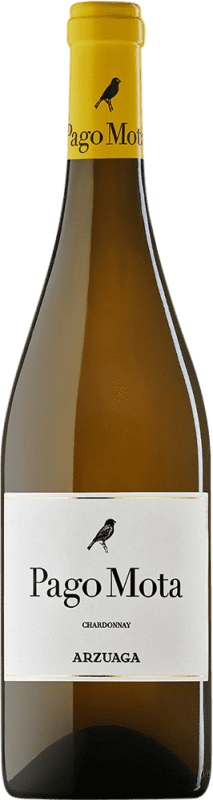 9,95 € Envoi gratuit | Vin Blanc Arzuaga Pago Mota Crianza I.G.P. Vino de la Tierra de Castilla Castilla La Mancha Espagne Chardonnay 75 cl