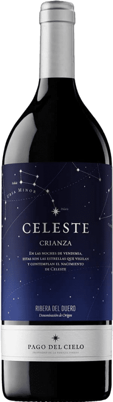 34,95 € Free Shipping | Red wine Torres Celeste Crianza D.O. Ribera del Duero Castilla y León Spain Tempranillo Magnum Bottle 1,5 L