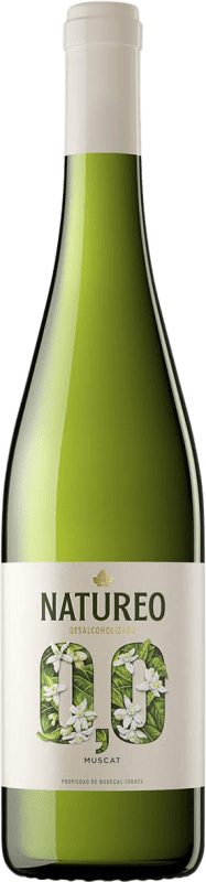 6,95 € 免费送货 | 白葡萄酒 Torres Natureo Muscat D.O. Penedès 加泰罗尼亚 西班牙 Moscato — 麝香葡萄 75 cl 0.0 零点零 不含酒精