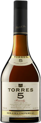 13,95 € Free Shipping | Brandy Torres 5 Imperial Solera Reserva D.O. Penedès Catalonia Spain Bottle 70 cl