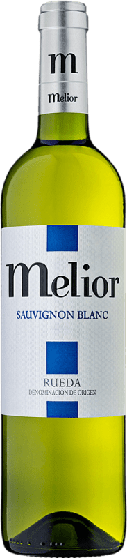 7,95 € Spedizione Gratuita | Vino Bianco Matarromera Melior Giovane D.O. Rueda Castilla y León Spagna Sauvignon Bottiglia 75 cl