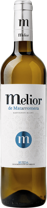6,95 € 免费送货 | 白葡萄酒 Matarromera Melior 年轻的 D.O. Rueda 卡斯蒂利亚莱昂 西班牙 Sauvignon — 苏维浓 75 cl