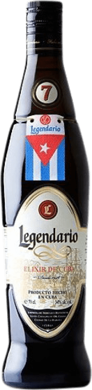 22,95 € Spedizione Gratuita | Rum Legendario Elixir de Cuba Cuba 7 Anni Bottiglia 70 cl