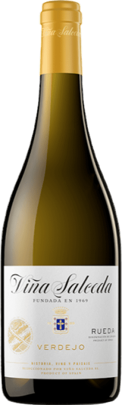 6,95 € Free Shipping | White Wine Viña Salceda Young D.O. Rueda Castilla y León Spain Verdejo Bottle 75 cl