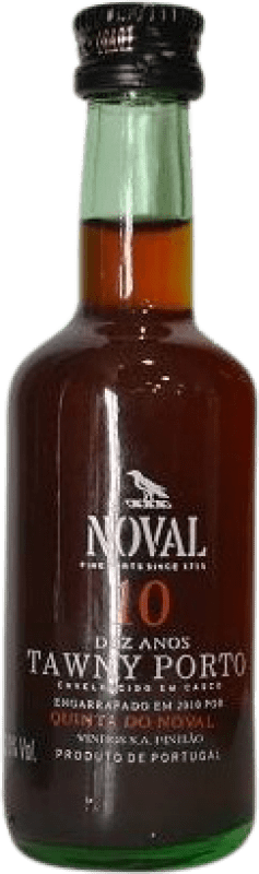 4,95 € 送料無料 | 甘口ワイン Quinta do Noval Tawny ポルトガル Touriga Nacional, Tinta Roriz, Tinta Barroca 10 年 ミニチュアボトル 5 cl