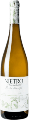 8,95 € Spedizione Gratuita | Vino Bianco Sommos Nietro Crianza — Invecchiato in Botte D.O. Calatayud Aragona Spagna Macabeo Bottiglia 75 cl