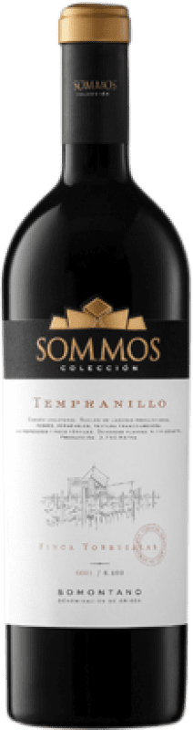 29,95 € Бесплатная доставка | Красное вино Sommos Colección старения D.O. Somontano Арагон Испания Tempranillo бутылка 75 cl