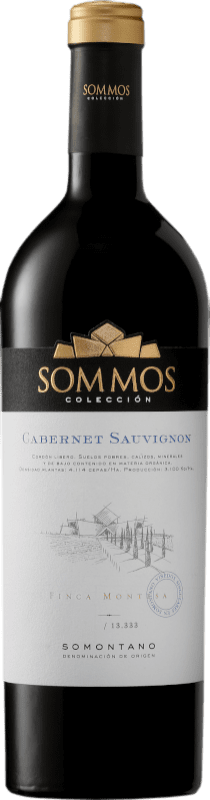 22,95 € Kostenloser Versand | Rotwein Sommos Colección — Kollektion Crianza — Kurze Fassreifung D.O. Somontano Aragón Spanien Cabernet Sauvignon 75 cl
