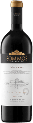 18,95 € Free Shipping | Red wine Sommos Colección Crianza D.O. Somontano Catalonia Spain Merlot Bottle 75 cl
