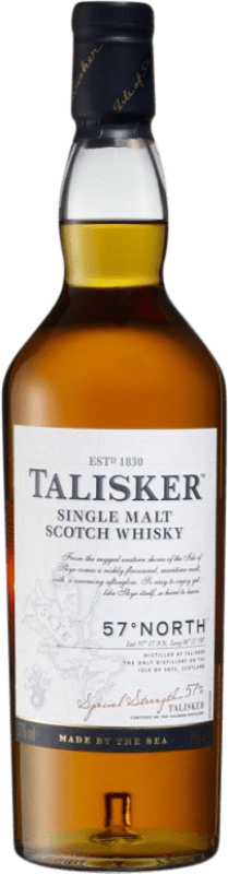 73,95 € Free Shipping | Single Malt Whisky Talisker 57º North Scotland United Kingdom Bottle 70 cl