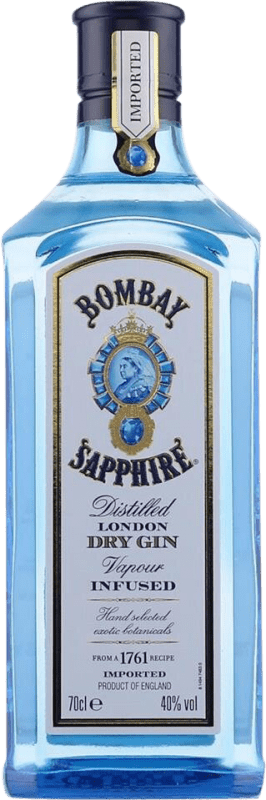 24,95 € Kostenloser Versand | Gin Bombay Sapphire Großbritannien Flasche 70 cl