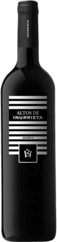 15,95 € 送料無料 | 赤ワイン Inurrieta Altos 予約 D.O. Navarra ナバラ スペイン Syrah, Cabernet Sauvignon, Graciano ボトル 75 cl