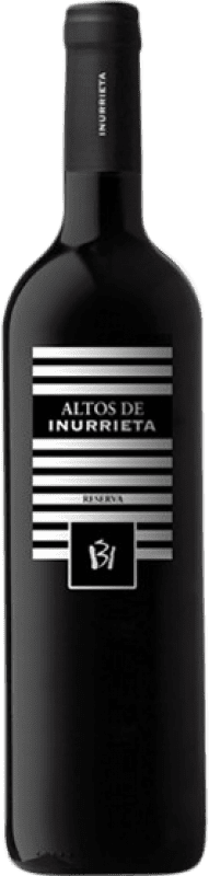 15,95 € Kostenloser Versand | Rotwein Inurrieta Altos Reserve D.O. Navarra Navarra Spanien Syrah, Cabernet Sauvignon, Graciano Flasche 75 cl