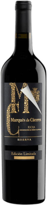 24,95 € Envoi gratuit | Vin rouge Marqués de Cáceres Edición Limitada Crianza D.O.Ca. Rioja La Rioja Espagne Tempranillo, Graciano Bouteille 75 cl