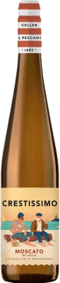 7,95 € Kostenloser Versand | Süßer Wein Perelada Crestissimo Moscato de Aguja D.O. Empordà Katalonien Spanien Muscat von Alexandria Flasche 75 cl