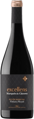 27,95 € Envío gratis | Vino tinto Marqués de Cáceres Excellens Cuvée Special Roble D.O.Ca. Rioja La Rioja España Tempranillo Botella Magnum 1,5 L