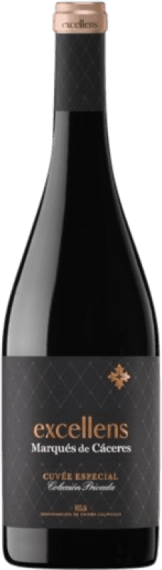 27,95 € Envoi gratuit | Vin rouge Marqués de Cáceres Excellens Cuvée Chêne D.O.Ca. Rioja La Rioja Espagne Tempranillo Bouteille Magnum 1,5 L